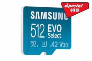 Samsung EVO Select (2024) microSD card + SD adapter