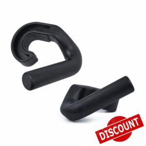 Ranuw NonSlip Fitness Hook Handle Grip Pulls Up Resistance Band Handle Cable Machine Attachments For Strength Training Barbell And Resistance Band