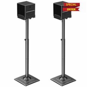 ELIVED Adjustable Height Speakers Stands