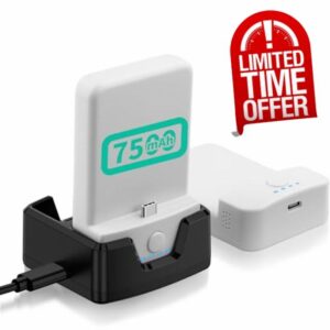 15000 mAh Rechargeable Battery Pack and Charging Dock