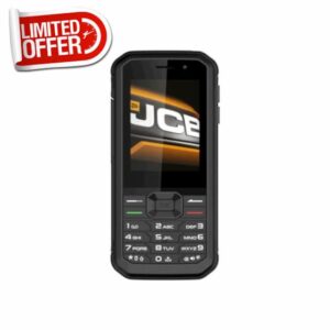 JCB Tradesman 3 Smart Feature Rugged Waterproof 4g Mobile Sim-Free Dual-Sim Phone With Whatsapp - Black