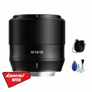 TTArtisan APS-C 56mm F1.8 AF Auto Focus AF Prime Large Aperture Lens for Sony E Mount Mirrorless Camera A7RII A7RIII A7RIV A7S3 A7MIII A7C A9 A6600 A6400 NEX-3 etc.