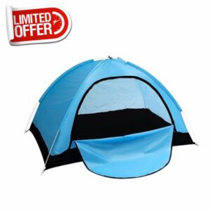 POP UP Tent Camping 1/2/3 Man Dome Lightweight Portable Water Resistant Windproof UV Protection Beach Outdoor Traveling Festival Fishing Garde