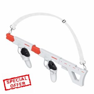 LICHIFIT Magnetic VR Machine Gun/Pistol Model Controller Holder for Meta Quest 3 Handle Quick Release Gunstock Bracket Stand for Oculus Quest 3 Shooting Game Accessories