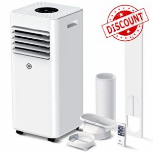 Air Conditioning Unit Portable Air Conditioner 9000 BTU 4-in-1 Dehumidifier