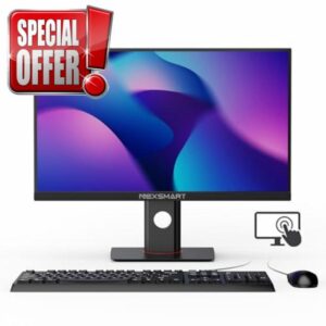 woynsz All-in-one PC desktop computer Touch screen 8GB DDR3 512GB SSD Core i7 PC support WIFI 23.8 inch 1920x1080 FHD height free adjustment Support Dual Band Wi-Fi