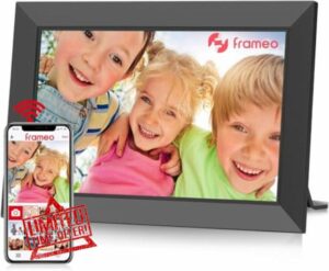 Frameo WiFi Digital Photo Frame - 10.1 Inch 1280x800 HD IPS Touch Screen Digital Picture Frame