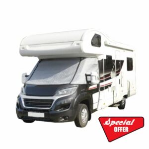 UK Custom Covers To Fit Citroen Relay Van (2006 Onwards) Thermal Windscreen Wrap Cover Grey - TSW911GREYAD16