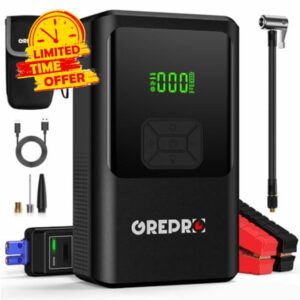 GREPRO 5-in-1 Jump Starter Power Pack
