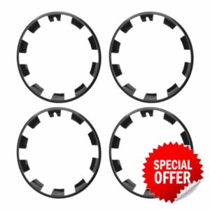 4 Pcs Car Wheel Rim Protectors Hub Rim Protection Guards Protection Ring Decor Strip Suitable for Telsa Model Y with 20 Inch Hub (Aramox3qgnugro2m-11)