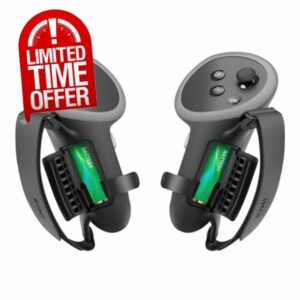KIWI design Upgraded Controller Grips Cover Compatible with Quest 3 Accessories