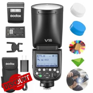 Godox V1 V1Pro C Flash for Canon Camera TTL Speedlight