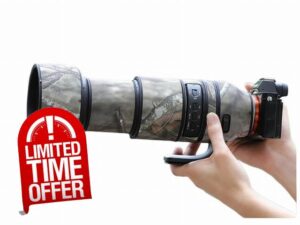 CHASING BIRDS Camouflage Waterproof Lens Coat for TAMRON 150-500mm F5-6.7 Di III VC VXD Rainproof Lens Protective Cover (Pine Camouflage