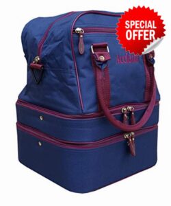 Acclaim Blyth Mini Nylon Triple Decker Four Bowls All Round Lawn Carpet Bowling Bag with Shoulder Strap New 2024 Model