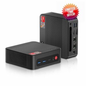 BOSGAME [Dual LAN] Mini PC Windows 11 Pro