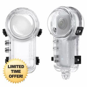 iEago RC Invisible Dive Housing Case for Insta360 X3