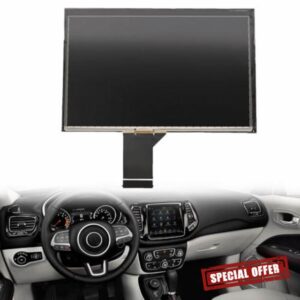 7" Uconnect Touch Screen Digitizer LCD Monitor Radio Navigation Compatible with Jeep Compass 2.4L l4 2017-2020 Replace # TDO-WXGA0700K00033-V2 TDO-WXGA0700K00057-V1
