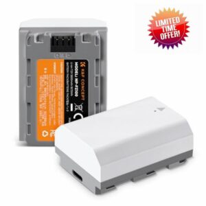 K&F Concept 2-Pack 2600mAh NP-FZ100 Battery
