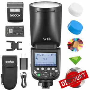 Godox V1 V1Pro S Flash for Sony Camera TTL Speedlight