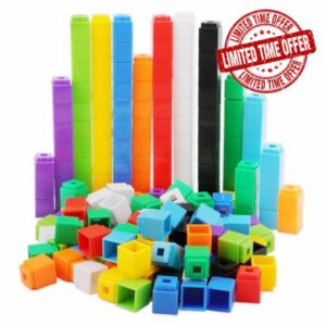 PEUTIER 300pcs Math Cubes