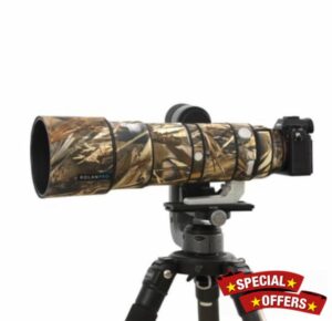 ROLANPRO Camoflage Lens Cover for Sony FE 200-600mm F5.6-6.3 G OSS Coat Lens Protective Sleeve Case-#39 Waterproof