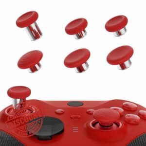 eXtremeRate 6 in 1 Metal Replacement Thumbsticks for Xbox Elite Series 2 Controller
