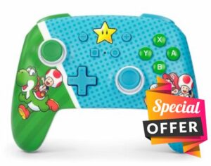 PowerA Enhanced Wireless Controller for Nintendo Switch - Super Star Friends