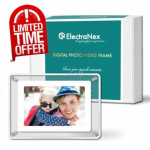 Generic Acrylic Digital Photo Video Frame 7Inch Smart Electronic Picture Memories Gift 4 GB Memory