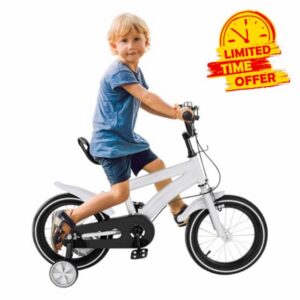 HINOPY - Children's Bicycle 14 Inch Boys Girls Bicycle from 3-6 Years with Removable Stabilisers