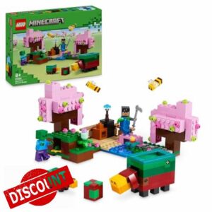 LEGO Minecraft The Cherry Blossom Garden Toy for 8 Plus Year Old Boys & Girls