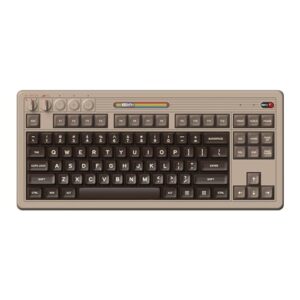 Bluetooth/2.4G/USB-C Hot Swappable Gaming Keyboard with 87 Keys