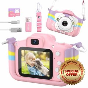 Kids Camera with 32GB Card 1080P HD Video Camera for Children