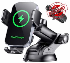 Glangeh Car Phone Holder Wireless Charger