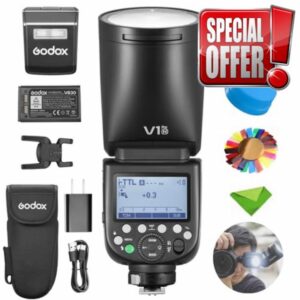 Godox V1 V1Pro N Flash for Nikon Camera TTL Speedlight