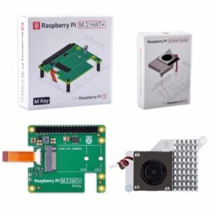 GeeekPi Official Raspberry Pi M.2 Hat+ with Raspberry Pi 5 Active Coole