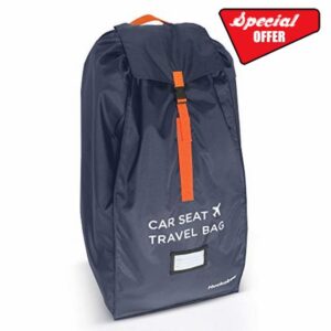 Huckaboo Car Seat Travel Bag - Strong Non Rip Nylon Car Seat Bag for Child Seats