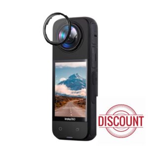 CERFFOOL 9H Premium Lens Guard for Insta360 X4 Tempered Glass Protective Cover for Action Camera Lens Cap Anti-scratch Anti-Dust Protector Accessories