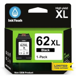 Inkyeah 62 Black Ink Cartridge XL