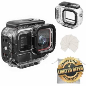 Buziba Waterproof Case Underwater Dive Case Protective Shell for Insta360 Ace Pro Action Camera 60M/197FT Diving Housing Cover Shell