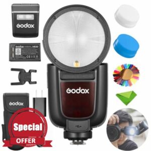 Godox V1 V1Pro F Flash for Fuji Camera TTL Speedlight