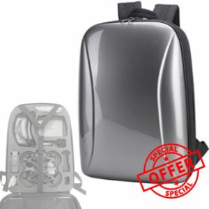 Honbobo Avata 2 Backpack Compatible with DJI Avata 2/DJI Goggles 3/DJI RC Motion 3/DJI FPV Remote Controller 3 Carrying Case Shoulder Bag (Metallic Gray)