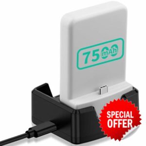 7500 mAh Battery Pack and Charging Dock