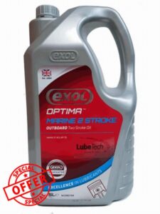 Generic EXOL MARINE 2 STROKE OIL COLOURED BLUE API TCW3 5LTR