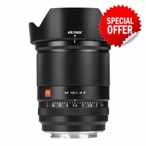 VILTROX 13mm F1.4 Wide Angle Aps-C Autofocus Lenses for Sony E Mount Camera Lenses Camera Lenses FE large aperture wide angle lens compatible for Sony a7 a7C a7III a7RIII a7RIV a7RV a9 a61