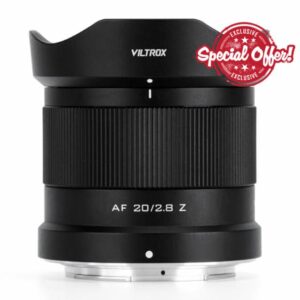 VILTROX 20mm F2.8 Z for Nikon z Mount