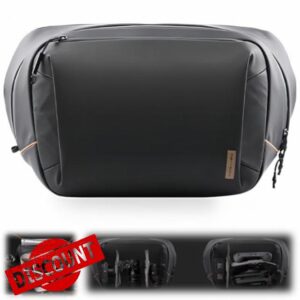 PGYTECH OneGo Solo V2 4L/6L/10L Bag Mavic/Air/Mini Drone Carrying Case Camera Storage Bag (10L-Black)