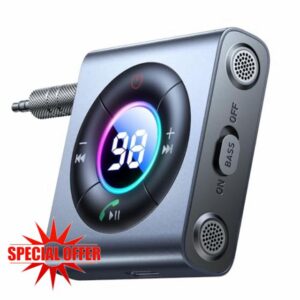 JOYROOM 2024 Aux Bluetooth Adapter for Car