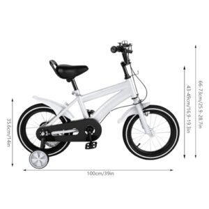 14 Inch White Children's Bike