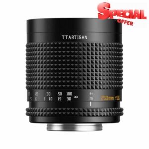 TTARTISAN 250mm F5.6 Reflex Camera Lens for M42 Mount Full Frame Manual Focus Lens Doughnut Bokeh