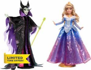 Mattel Disney Collector Maleficent & Aurora Fashion Dolls Inspired by Disney Sleeping Beauty Movie